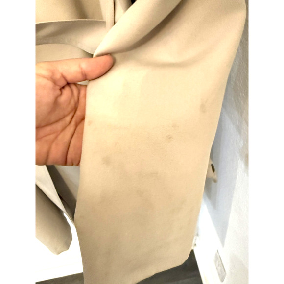 Vintage Harbormaster Trench Coat Mens Large Belted Made in USA John Weitz 80s - Picture 11 of 14